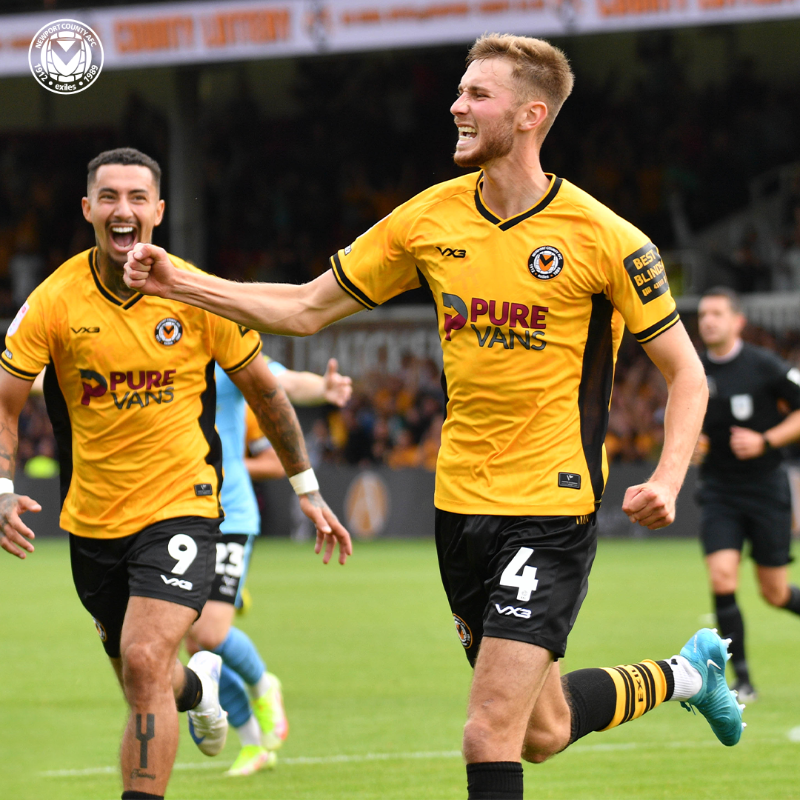 NewportCounty's tweet photo. 🗣️ “To score my first professional goal was a good feeling. It’s been a long time coming.”

Matt Baker 💪

#OneClubOneCounty