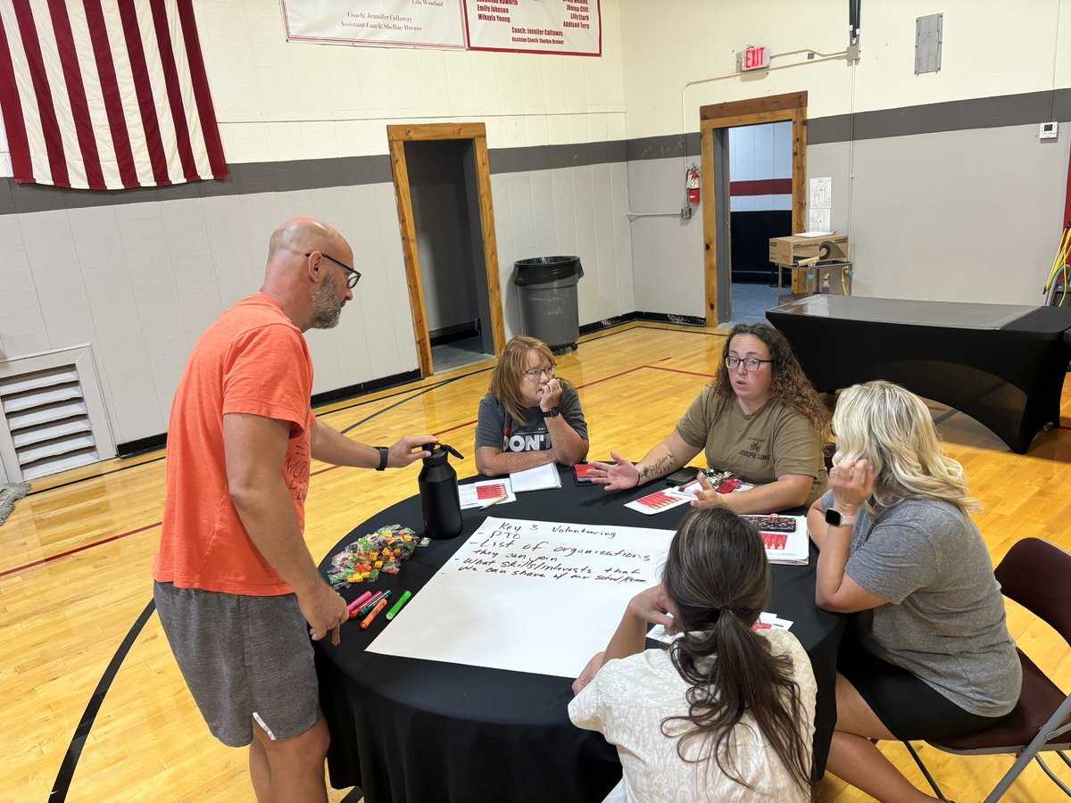 TedHiff's tweet photo. The @NianguaSchools staff learn more about #LeadingWithParents as they work to brainstorm ways to further engage families and the community! Thank you Dr @baker_d and @C20Gazette for making this amazing important priority for your community! https://t.co/hT8KO1MbsV