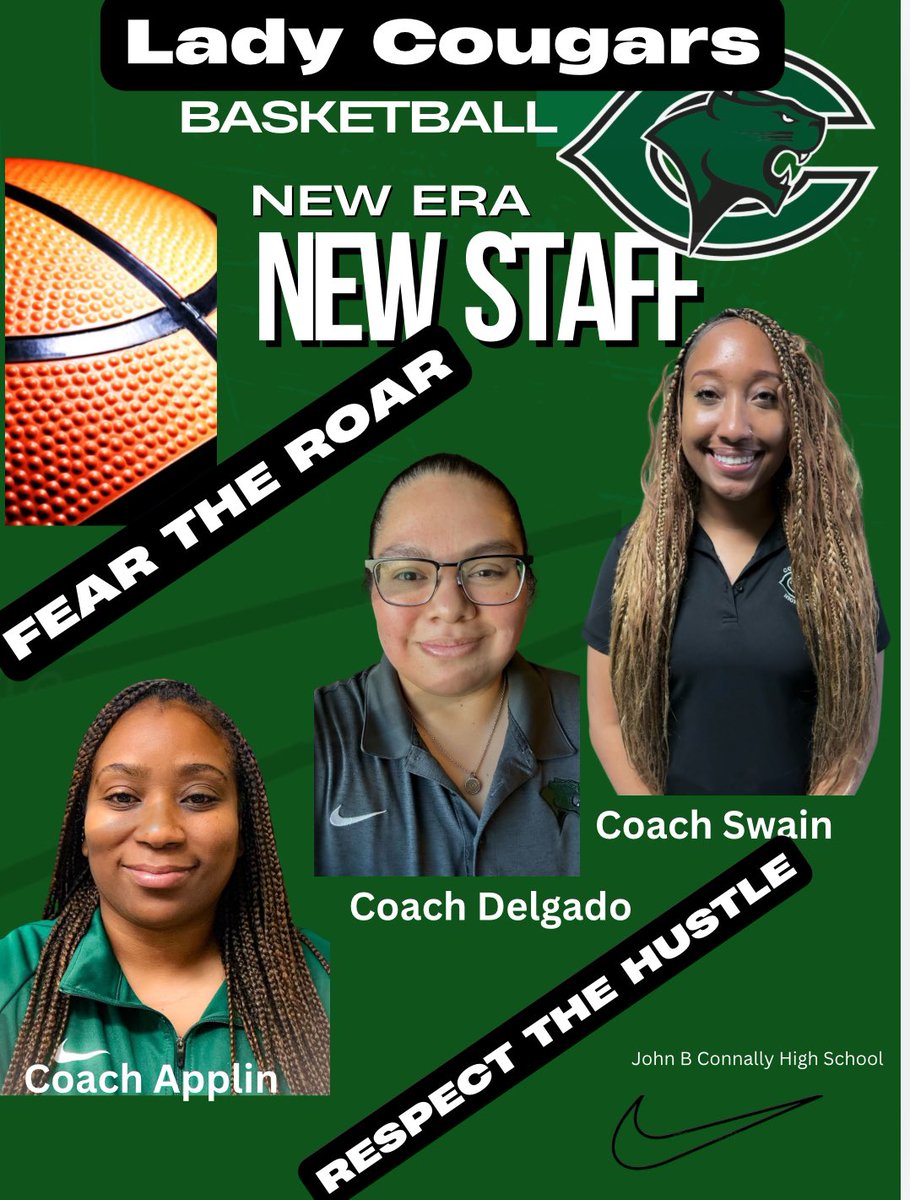 BballCougar's tweet photo. Great things are happening at John B Connally women’s basketball! Don’t sleep on the Lady Cougars. This staff is 🔥@PfISDAthletics @atx_hoops @BballCougar @Tabchoops @hoopinsider @AlamoCityHoops1 https://t.co/9Z50zt4D5m