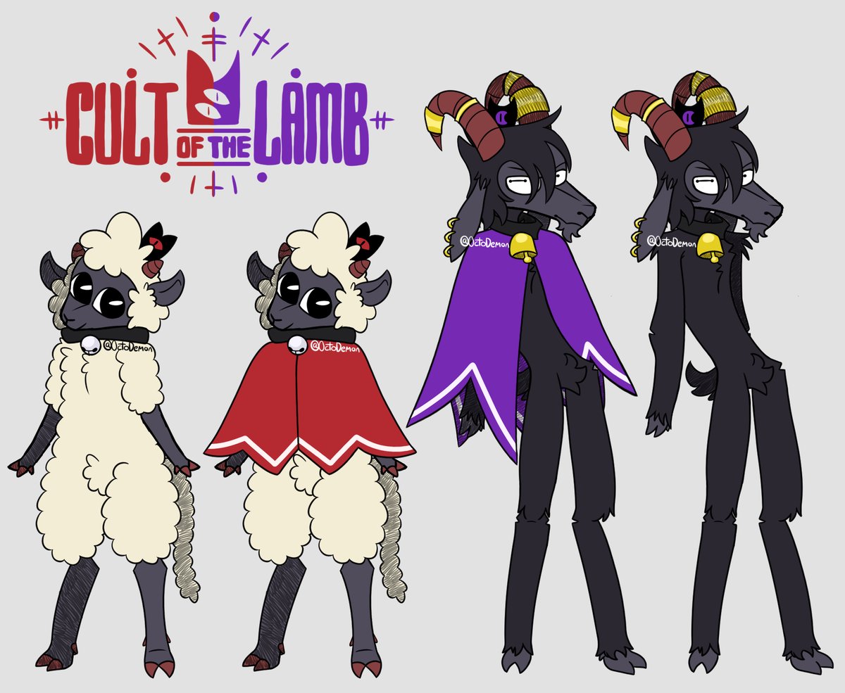 Octo_Demon's tweet photo. And then they kiss #CultoftheLamb #cultofothelambfanart https://t.co/Nm0OVF4UQG
