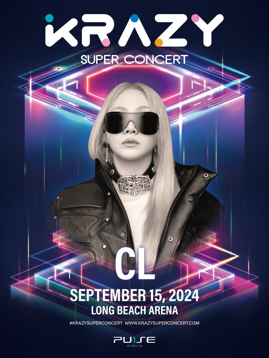 krazyconcert's tweet photo. Go #KRAZY & be the⭐ to #CL’s ocean. This #KRAZYsuperconcert let’s spice everything up by screaming her name so she’ll always remember the last time u called her #Chaerin is 9/15/2024!
2-day lineup+TIX: https://t.co/y32kPzGKnU
@chaelinCL
#QueenCL #2NE1
#kpopconcert #KPOP https://t.co/yXG6LcDtwj