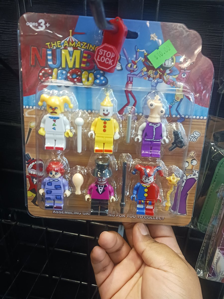 THE AMAZING NUMBER CIRCUS LEGO SET