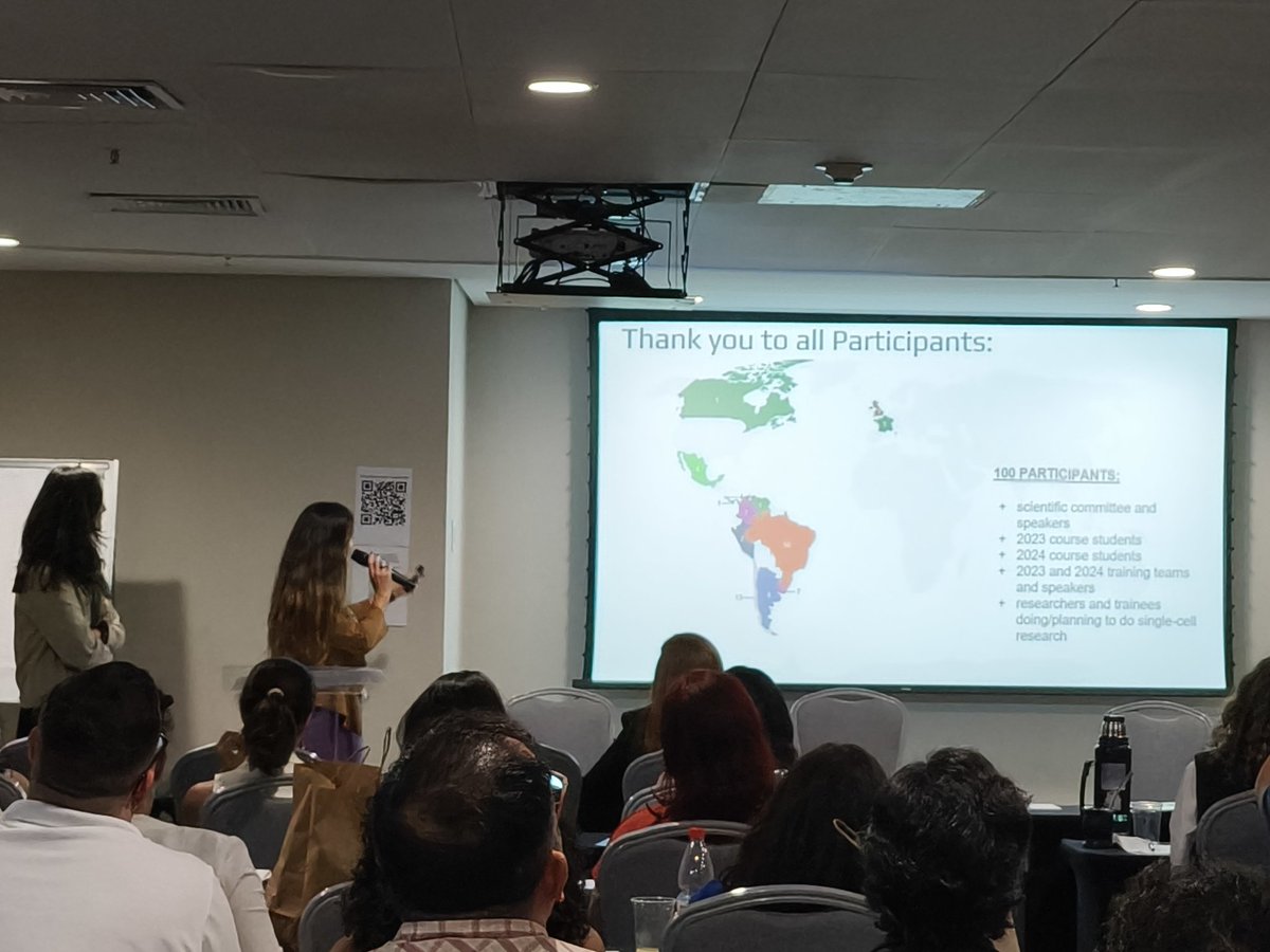 Daniela Robles @daniela-oaks.bsky.social (@daniela_oaks) on Twitter photo And it's a wrap for #SingleCellRio2024! <a href="/BoroniMariana/">Mariana Boroni</a> gives a great closing speech for this conference, with 100 participants from across Latin America and more! 🇧🇷🇲🇽🇨🇷🇺🇾🇻🇪🇦🇷🇵🇪🇨🇱🇨🇴 Thanks to all organisers for a great symposium 😀 And it's a wrap for #SingleCellRio2024! <a href="/BoroniMariana/">Mariana Boroni</a> gives a great closing speech for this conference, with 100 participants from across Latin America and more! 🇧🇷🇲🇽🇨🇷🇺🇾🇻🇪🇦🇷🇵🇪🇨🇱🇨🇴 Thanks to all organisers for a great symposium 😀