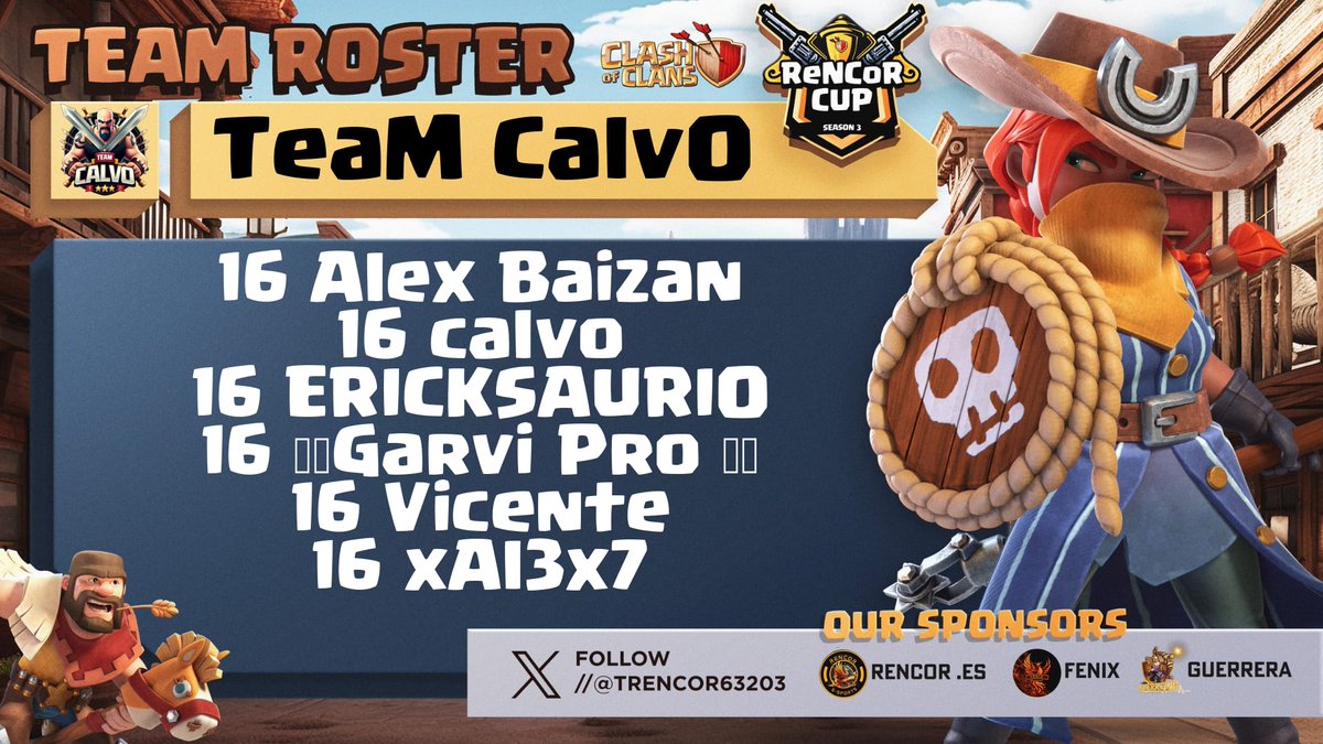 RENCOR CUP.
Otra que vamos, que vamos...
Cuidadito llegan los calvitos jajaja