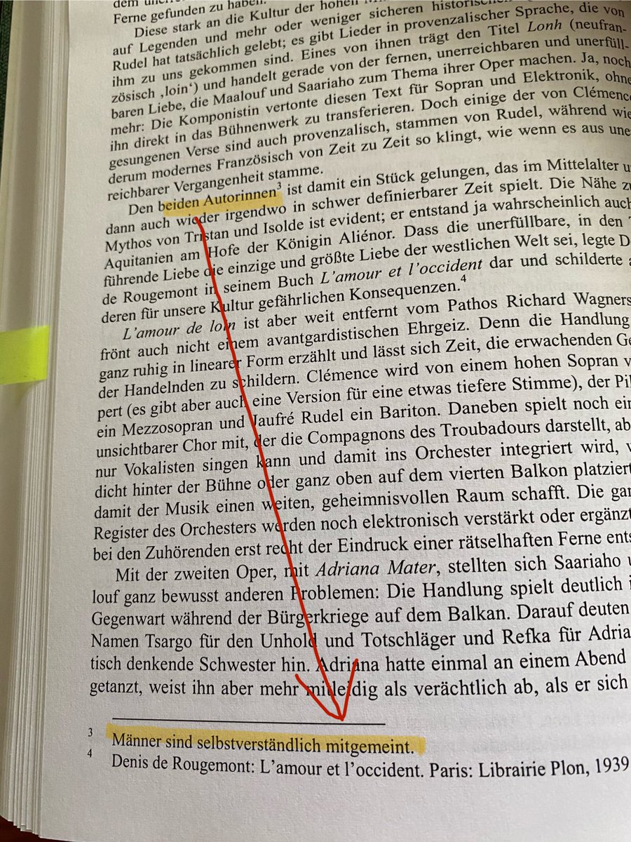 Finde sowas ja immer etwas paternalistisch, auch wenn mir das generische Femininum lieber ist als das Sternchen.
Buch von 2008 btw