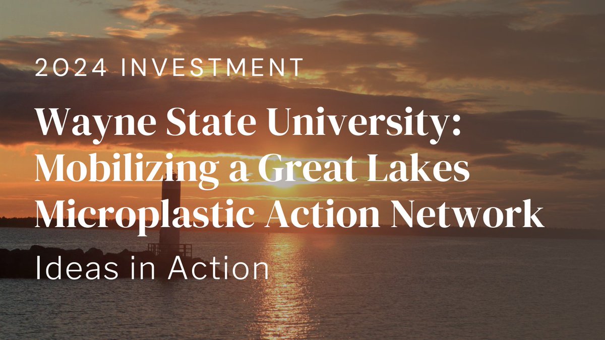 Great Lakes Protection Fund (@glpfund) on Twitter photo Exciting news! With a large team of local partners, <a href="/waynestate/">Wayne State University</a> will mobilize a Great Lakes-focused microplastic action network focused on reducing microplastics, and supported by innovative technology. Learn more: glpf.org/blog/announcin… Exciting news! With a large team of local partners, <a href="/waynestate/">Wayne State University</a> will mobilize a Great Lakes-focused microplastic action network focused on reducing microplastics, and supported by innovative technology. Learn more: glpf.org/blog/announcin…