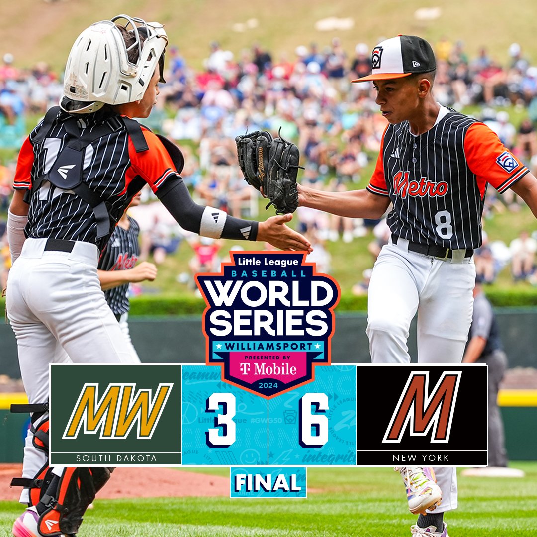 Metro ends up on top 🎉 #LLWS