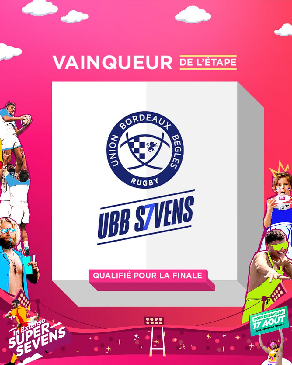 supersevens's tweet photo. Bravo à l' @UBBrugby Sevens qui remporte la 1ère étape de l' #InExtensoSupersevens et se qualifie directement pour la finale à Paris ! 🏆 https://t.co/Zks5OUJZnd