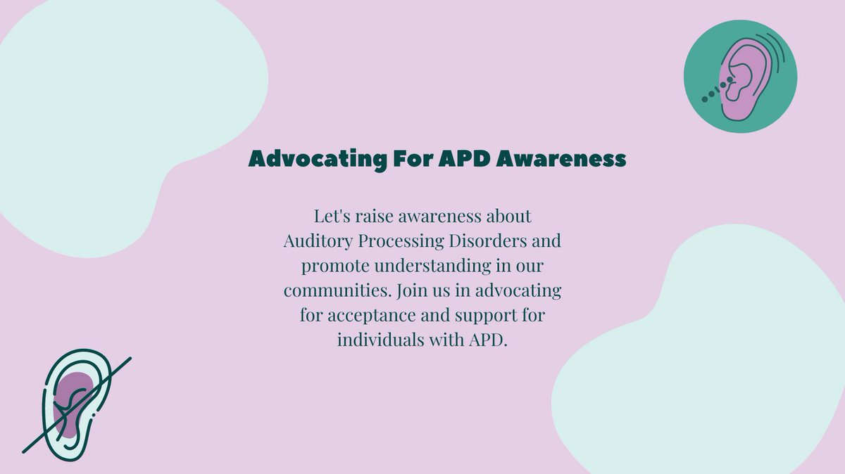 UrbanHearing's tweet image. Advocating for a APD awareness. #APD #APDawareness #inclusivity