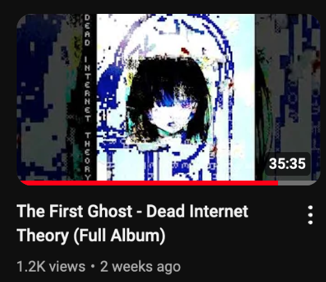 TheFirstGh0st's tweet photo. I chucked a youtube upload of the new album on my channel, forgot about it, and today I found out it has 1k views??

@_@ https://t.co/FaIgCJ98QZ