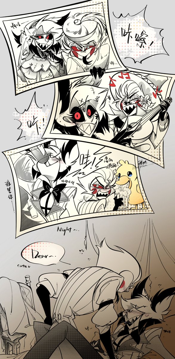 lukyp26's tweet photo. 🍎🦌
The two bad boys played around all day.
#appleradio #luciferxalastor
#HazbinHotel https://t.co/t0v8n6V2vZ