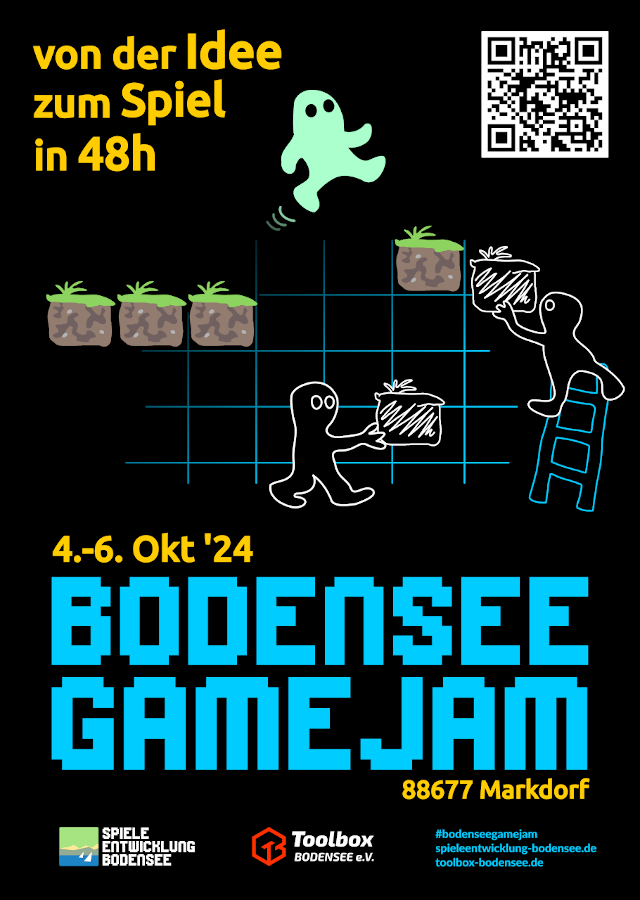 Spieleentwicklung Bodensee (@gamedevbodensee) on Twitter photo Unser #bodenseegamejam 2024 findet statt am 4.-6. Oktober in der <a href="/ToolboxBodensee/">Toolbox Bodensee</a>
mehr Infos und Anmeldung unter spieleentwicklung-bodensee.de/gamejam2024/
#gamejam #gamedev #indiedev #retrodev #pygame #godotengine #unity3d #love2d #lua #python Unser #bodenseegamejam 2024 findet statt am 4.-6. Oktober in der <a href="/ToolboxBodensee/">Toolbox Bodensee</a>
mehr Infos und Anmeldung unter spieleentwicklung-bodensee.de/gamejam2024/
#gamejam #gamedev #indiedev #retrodev #pygame #godotengine #unity3d #love2d #lua #python