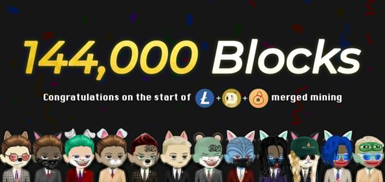 BellsChain's tweet photo. BELLSCOIN MERGE-MINING COMPLETE! 🎉

Happy Merge, Everyone!

⏳ Until Block 145k, miners will receive 2 BEL per block. 

Rewards revert to Epoch 3 after that, with more pools joining! 

Thanks for your patience and support! 🚀

@f2pool @ViaBTC @AntPoolofficial