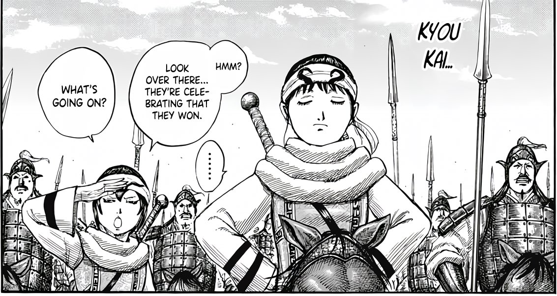 AnimeGuru100's tweet photo. Look at her triumphant victory pose 😭🫡
#KINGDOM #KINGDOM807 https://t.co/WdEXhxK5OB