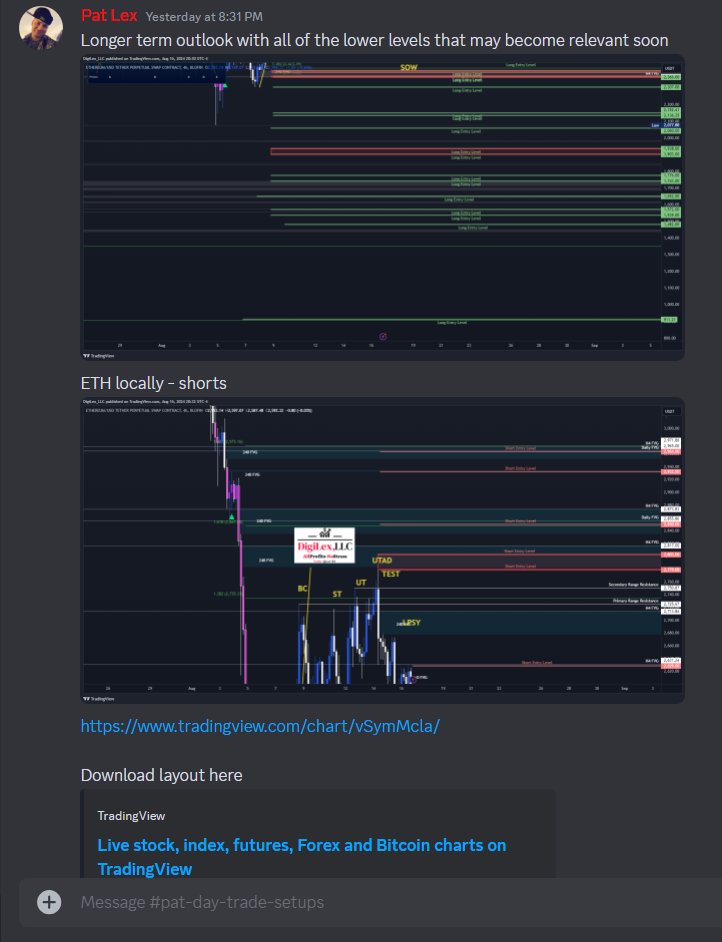LeX184's tweet photo. Here's what we do every day in my Discord. This is what the setups look like - I give a zoomed out perspective with long-term levels and then a local perspective with short-term scalps. This is one of the levels that I included in the local perspective, and how it turned out, along with profit receipts. I do this for $BTC $ETH $SOL and whatever is moving or looks ready to move in the #altcoin section. 

I feel that it's important to note that I am NOT a #crypto influencer. I'm a trader. Most of the people in this space are LARPing, they don't even trade. That's not me. Also, I refuse to buy fake engagement and followers. I would prefer that my server remains one of the best-kept secrets in the space, I'm not trying to go mainstream. If you're a real person and this sounds like something you want to be a part of, hit that link in my bio.