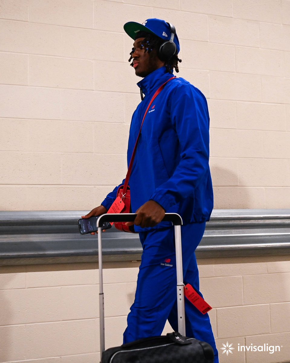 AidanLaPorta69's tweet image. Marvin Harrison Jr pulled up in a full Sixers fit 😭