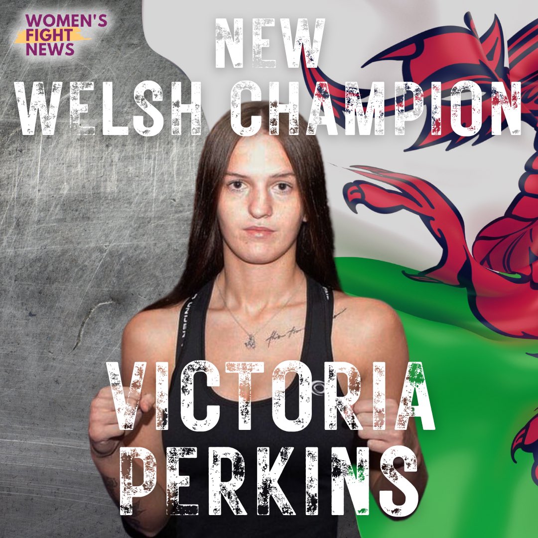 WomensFightNew1's tweet photo. Congrats Victoria Perkins 🏴󠁧󠁢󠁷󠁬󠁳󠁿🇬🇧 on becoming the FIRST EVER women’s Welsh Champion! History made! 

Perkins won the BBBofC Welsh Area Super Bantam Title by 97-93, against Ashleigh Johnson 🏴󠁧󠁢󠁷󠁬󠁳󠁿🇬🇧 tonight in Llanelli, Wales 🔥

Thanks to @ThePunchersPod &amp; @sheboxesnews for the updates! https://t.co/mJKdPocZ1h