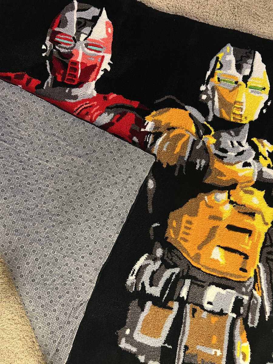 Rebel_Rugz's tweet photo. Klassic Sektor and Cyrax rug offically finished💛❤️ https://t.co/kYGnGJcNSu