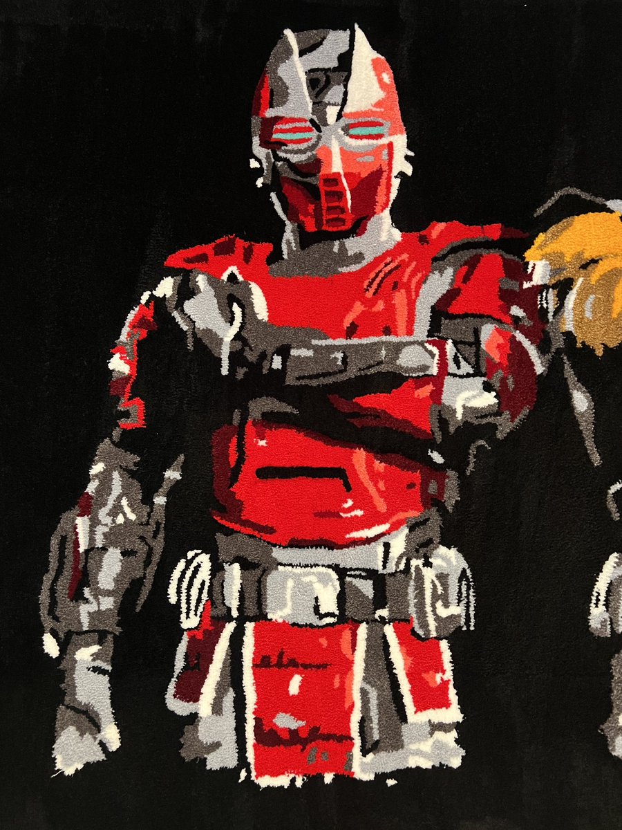 Rebel_Rugz's tweet photo. Klassic Sektor and Cyrax rug offically finished💛❤️ https://t.co/kYGnGJcNSu