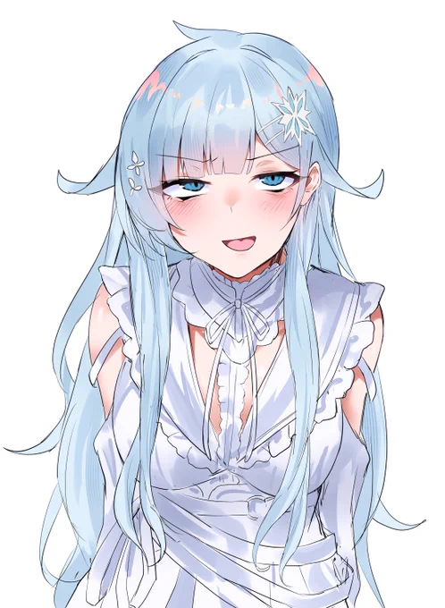 この衣装デジタルで初めてちゃんと描いたかも  #まひろあーと 