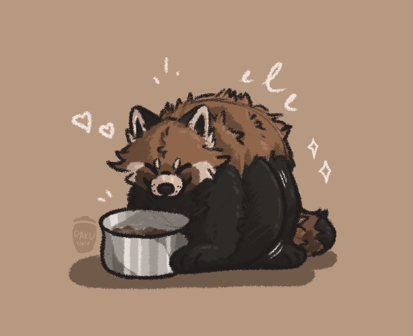 Red panda meal 🐼🤎