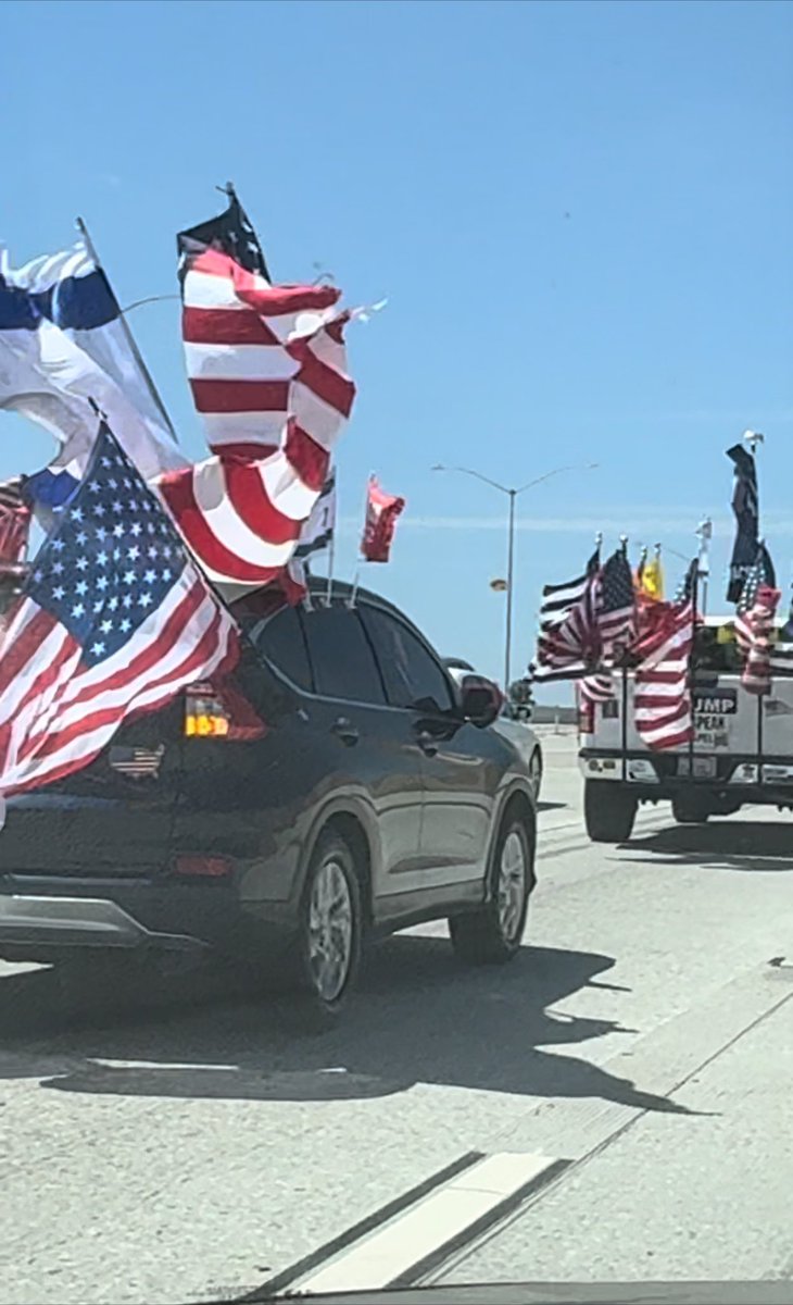 cpersek98's tweet photo. Feeling so much better seeing this "parade"down the 405 going north in Southern California
MAGA 2024!!!! https://t.co/izwaTuUoHi