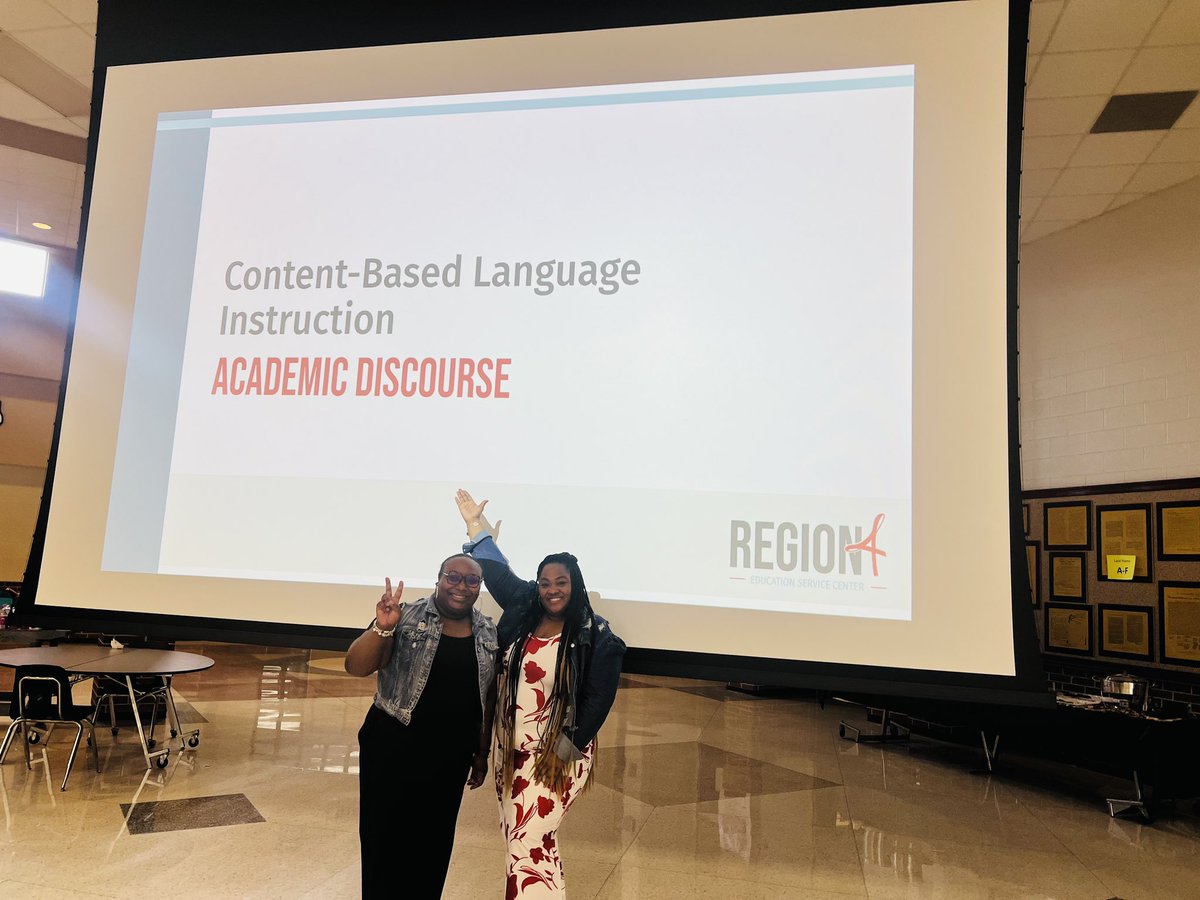 RNBteaches123's tweet image. My Partner in Coaching @WBE_Sheriffs and I are #LeadingandLearning with @Region4ESC 
Content Based Language Instruction
#FBISDLearns #CBLI #AcademicDiscourse #WBESheriffs