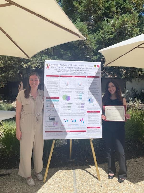 KappKatie's tweet photo. Super proud of my mentee Melissa for all of her hard work this summer! She won runner-up @CanaryCenter summer intern poster symposium! https://t.co/9eWVeBgMiv