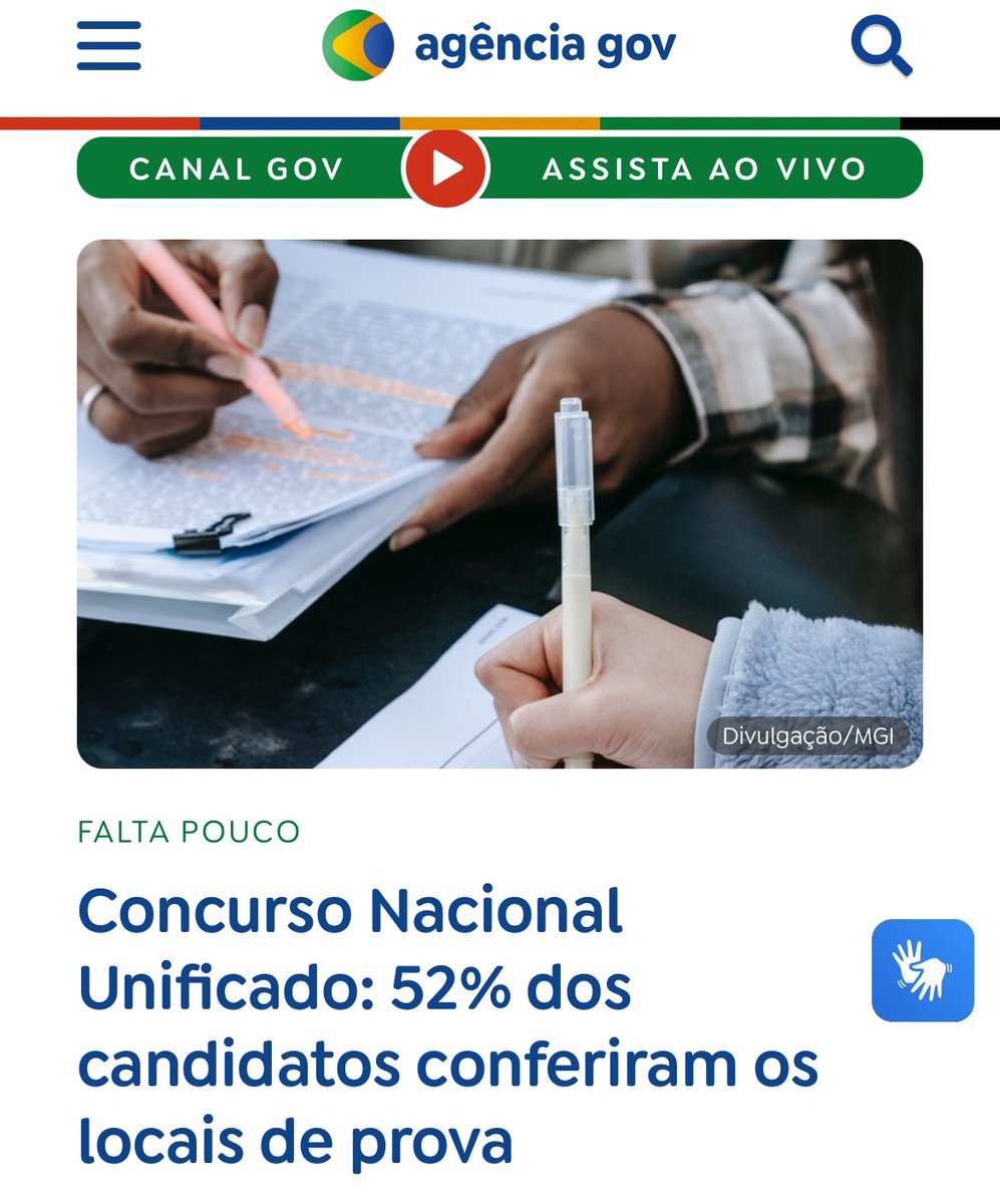 Amanhã, tem CNU, hein? Confira o local das provas e o que pode e o que não pode levar. Mais de 2 milhões estão inscritos. Bora reforçar o serviço público!