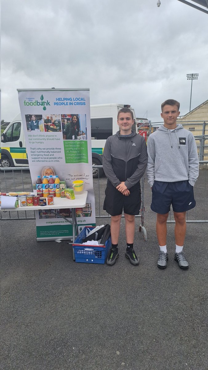 Healthy Kidz (@healthy_kidz1) on Twitter photo Not the football result we wanted for <a href="/Portadownfc/">Portadown FC</a> but a great result for the Craigavon Area Foodbank. Thanks to the Ports fans and players for their contributions as well as some of the <a href="/NIPolicingBoard/">NI Policing Board</a> 'Play It Clean' participants for their involvement today #educate #giveback Not the football result we wanted for <a href="/Portadownfc/">Portadown FC</a> but a great result for the Craigavon Area Foodbank. Thanks to the Ports fans and players for their contributions as well as some of the <a href="/NIPolicingBoard/">NI Policing Board</a> 'Play It Clean' participants for their involvement today #educate #giveback