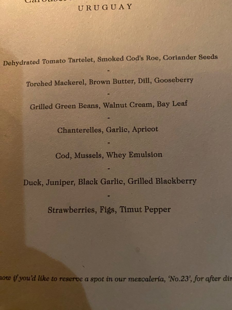 What a treat ! Our tasting menu tonight <a href="/Carousel_LDN/">Carousel London</a>