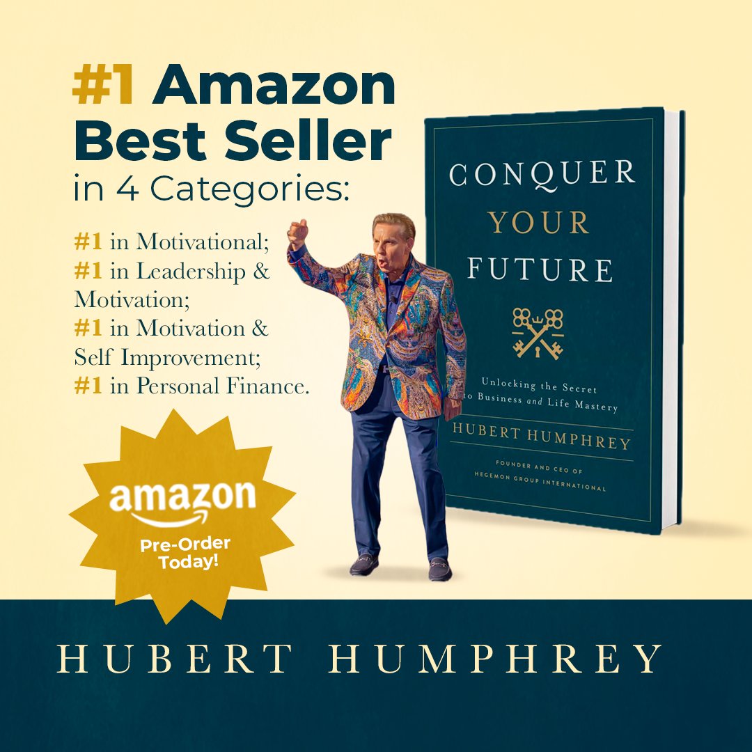 HubertHGI's tweet photo. I have been working… and living tirelessly on Conquer Your Future for years. Whether you’re at the onset of your business journey or a seasoned professional, this book stands apart as an indispensable guide to success. Pre-Order Your Copy Today! Link in bio! https://t.co/YimrCtM33O
