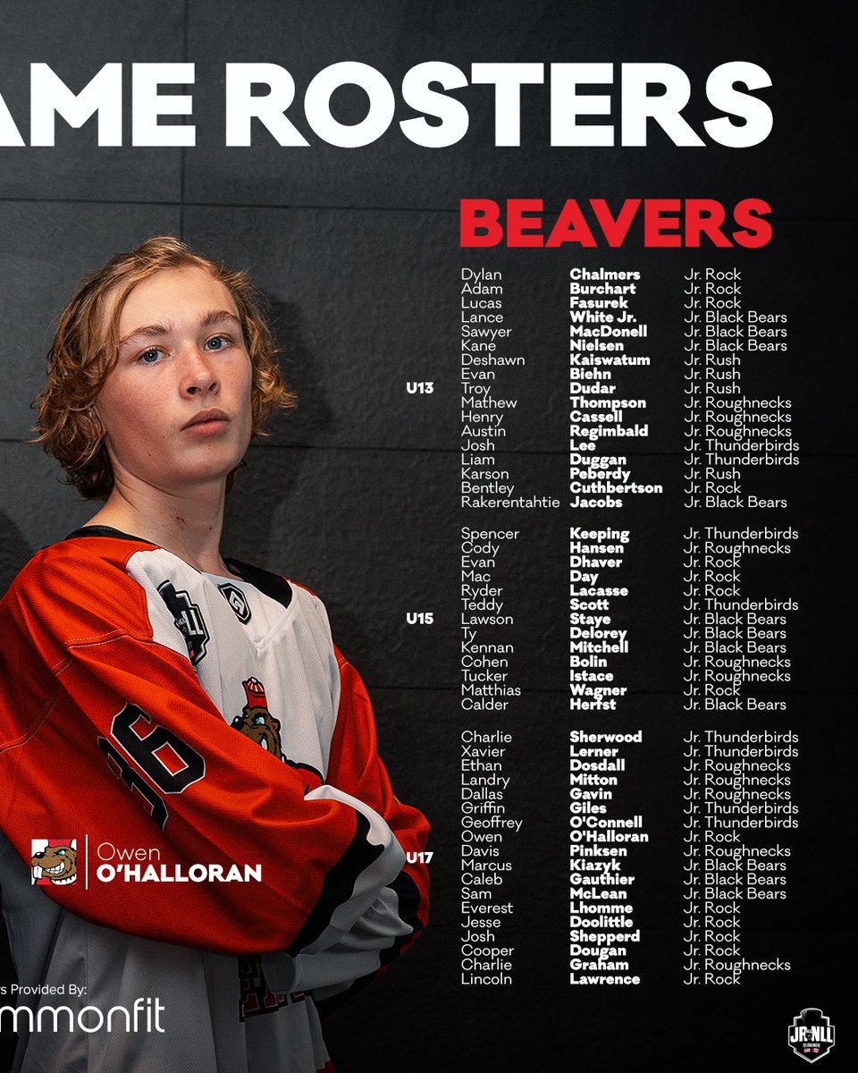 The first-ever Jr. <a href="/NLL/">NLL</a> All-Star game goes down tonight at 7:15pm right here at the TRAC!

*Rosters subject to change

#JrNLL