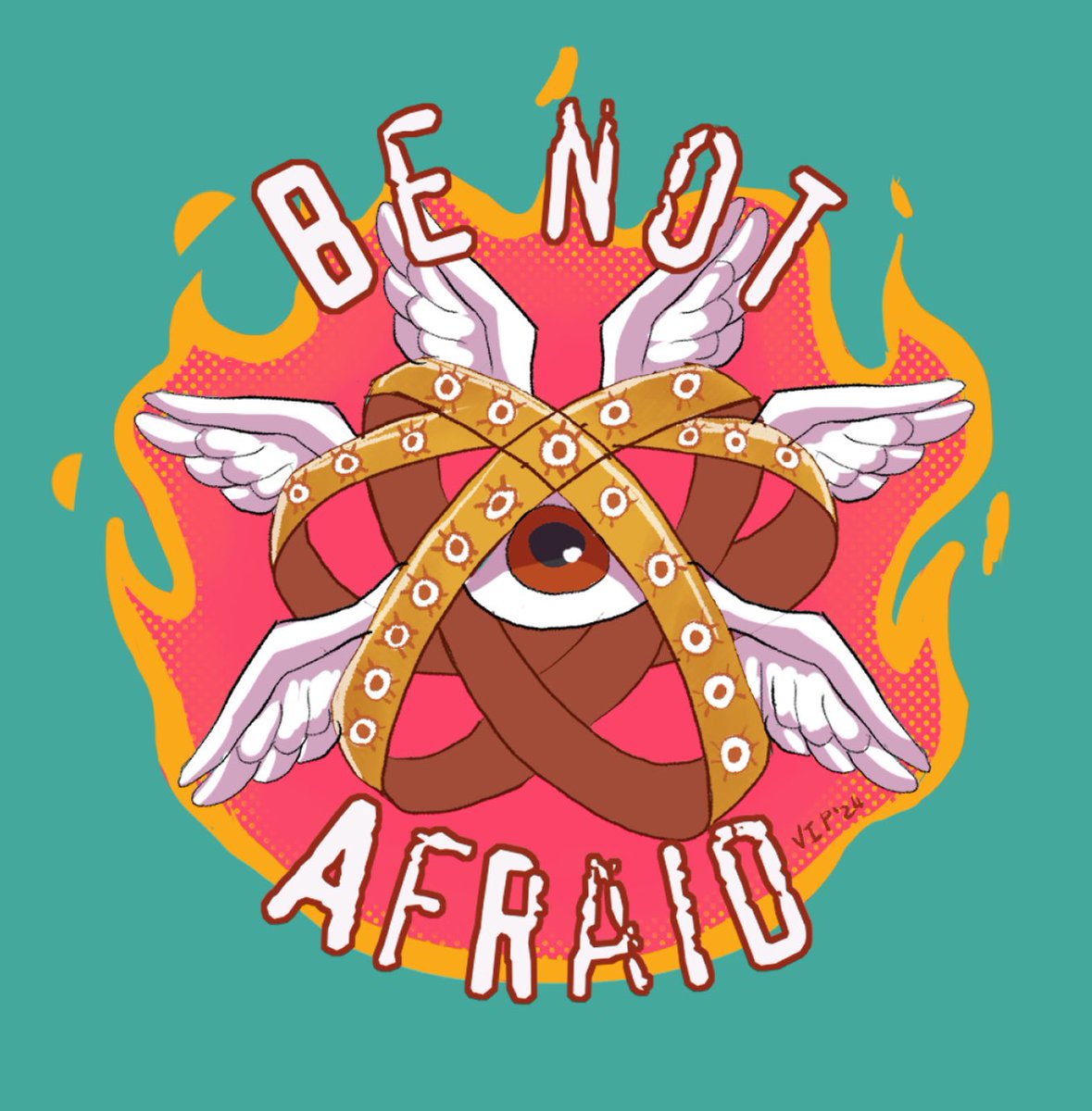 valkyrieinpink's tweet image. Made this for a button design y’all might like it 🫣