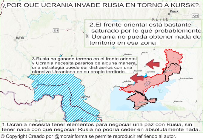 La invasi&oacute;n de Ucrania a Rusia ha dado mucho de qu&eacute; hablar. Kursk es una zona rural de Rusia sin embargo<a href="/tag/ucrania"class="tags"><span>#ucrania</span></a><a href="/tag/rusia"class="tags"><span>#rusia</span></a><a href="/tag/vladimirputin"class="tags"><span>#vladimirputin</span></a><a href="/tag/kursk"class="tags"><span>#kursk</span></a>