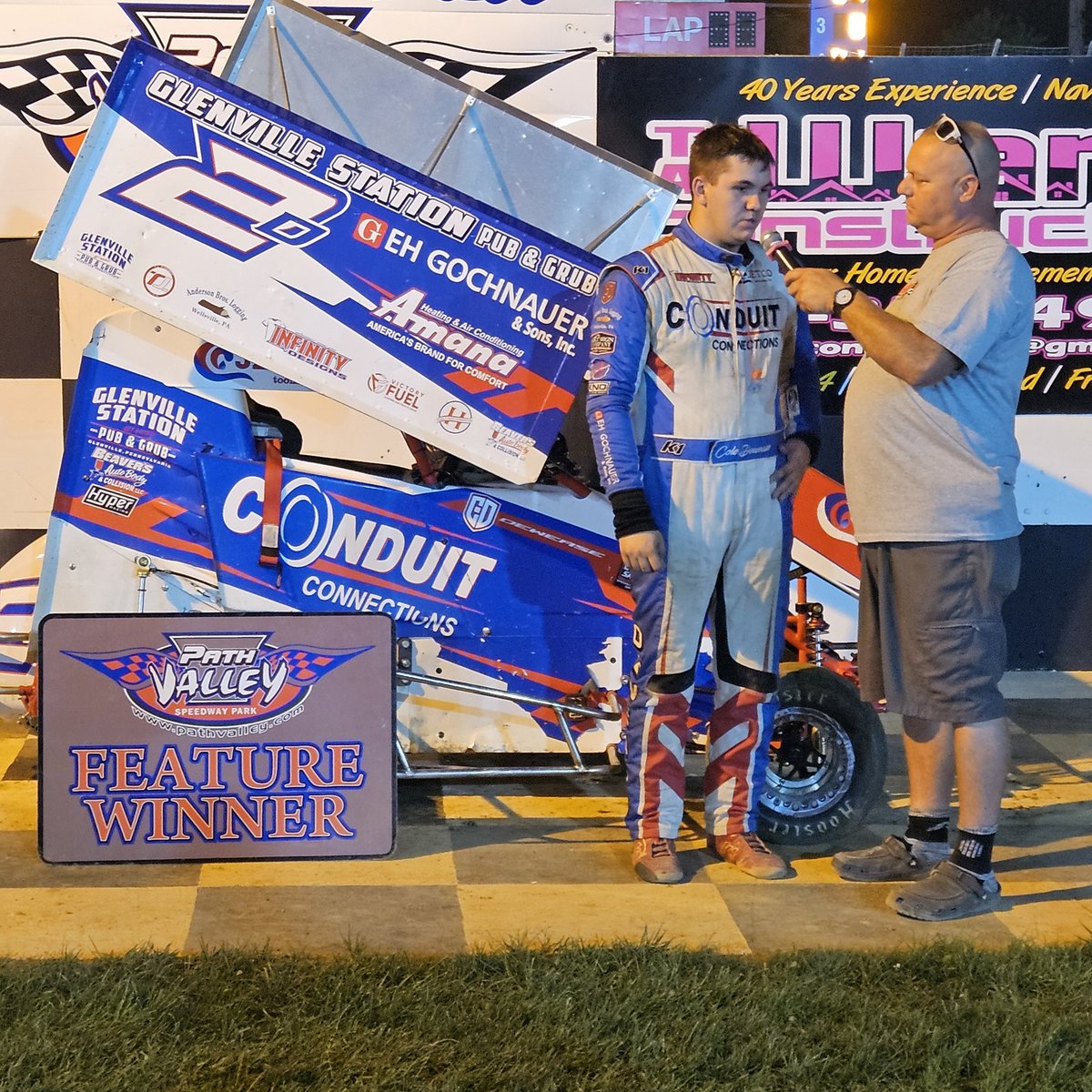WINNER <a href="/PVSpeedway/">Path Valley Speedway</a>
THANK YOU-Brady Beavers &amp; Tyler Harshman, Conduit Connections, @EHGochenauer, <a href="/Eric71Martin/">Dirt Life</a> Glenville Station, <a href="/JetcoJW/">John Whitacre</a>, Beavers Auto Body, Anderson Brothers Logging, HRE Engines, <a href="/ArtSignCompany/">Art Sign Company</a> &amp; Mark &amp; Holly Harrington!
