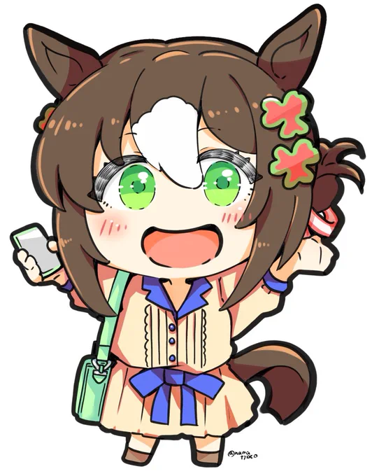 おチビシリーズお出かけ³₃殿下ちゃん#ウマ娘 