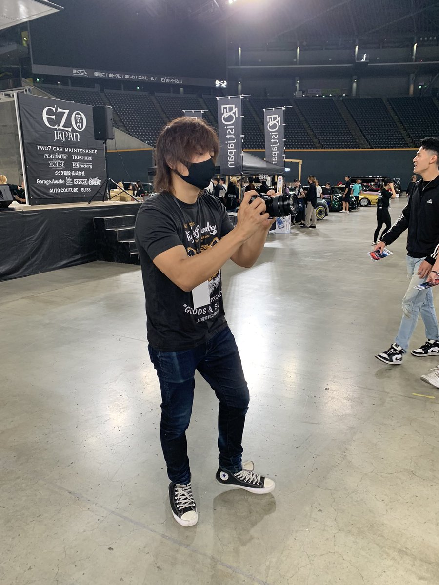 本日は大和ハウスプレミストドーム（旧札幌ドーム）にて撮影のお仕事です！
カスタムカーが凄い🤣