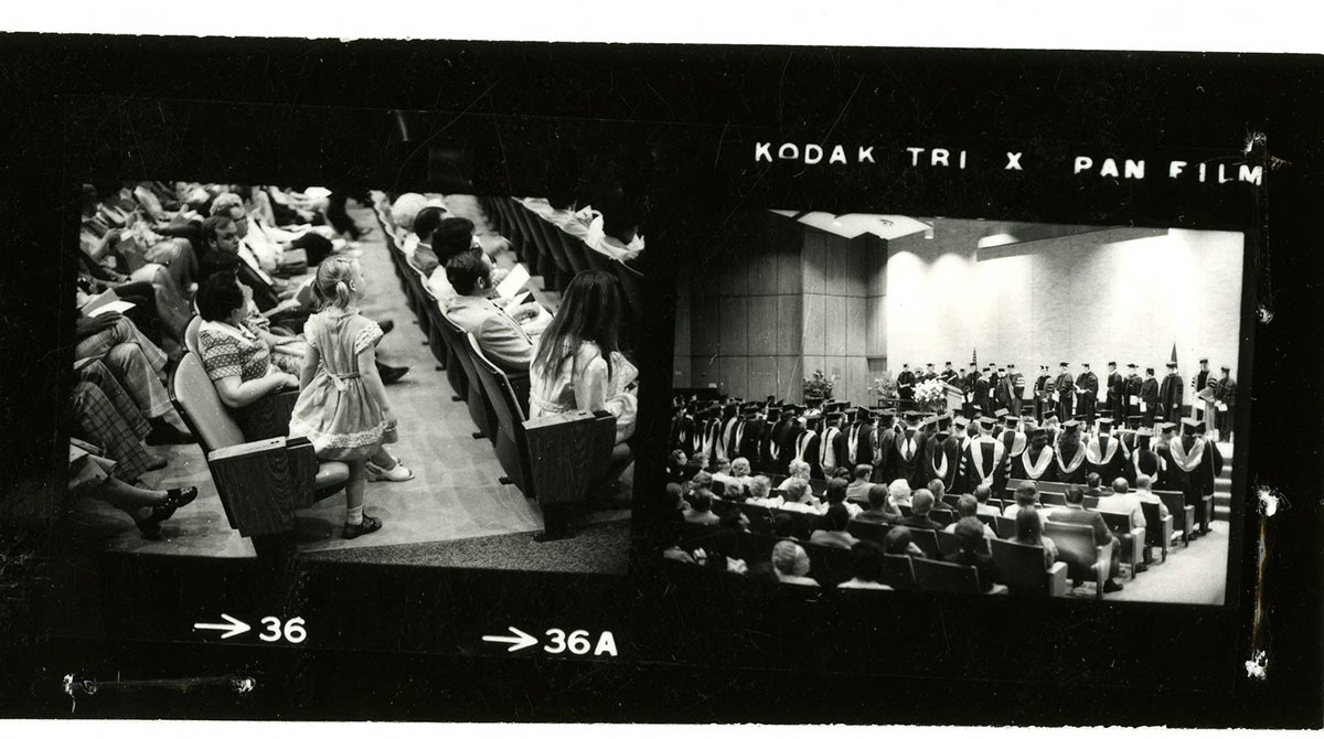Today COEHD celebrates the 50th anniversary of its first graduating class. On August 18, 1974, 65 students graduated with an M.A. in Bicultural-Bilingual Studies and an M.A. in Education.

These images are housed in the Special Collections at the UTSA University Archives.
