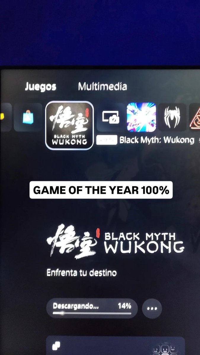 Hernanfp_'s tweet photo. Ya descargando el próximo #Gameoftheyear  lo vamos a stremear aquí: https://t.co/BVxbttsh6I

#BlackMythWukong #goty #ps5 #wukong #viral #ULTIMAHORA https://t.co/og0h21nWXP