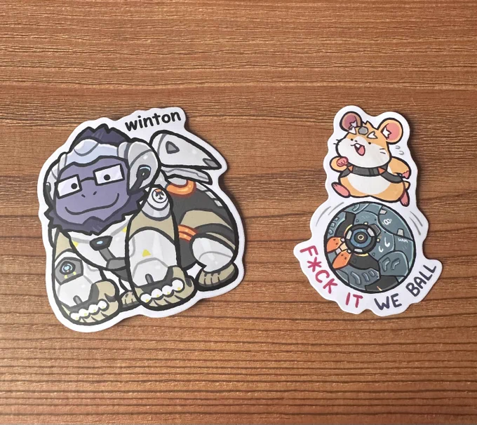 the #Overwatch charms and stickers I have rn hehe 