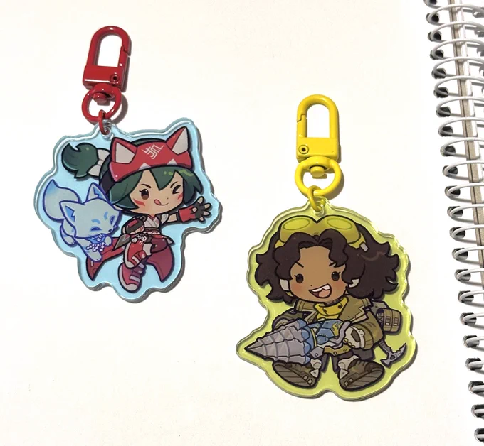 the #Overwatch charms and stickers I have rn hehe 