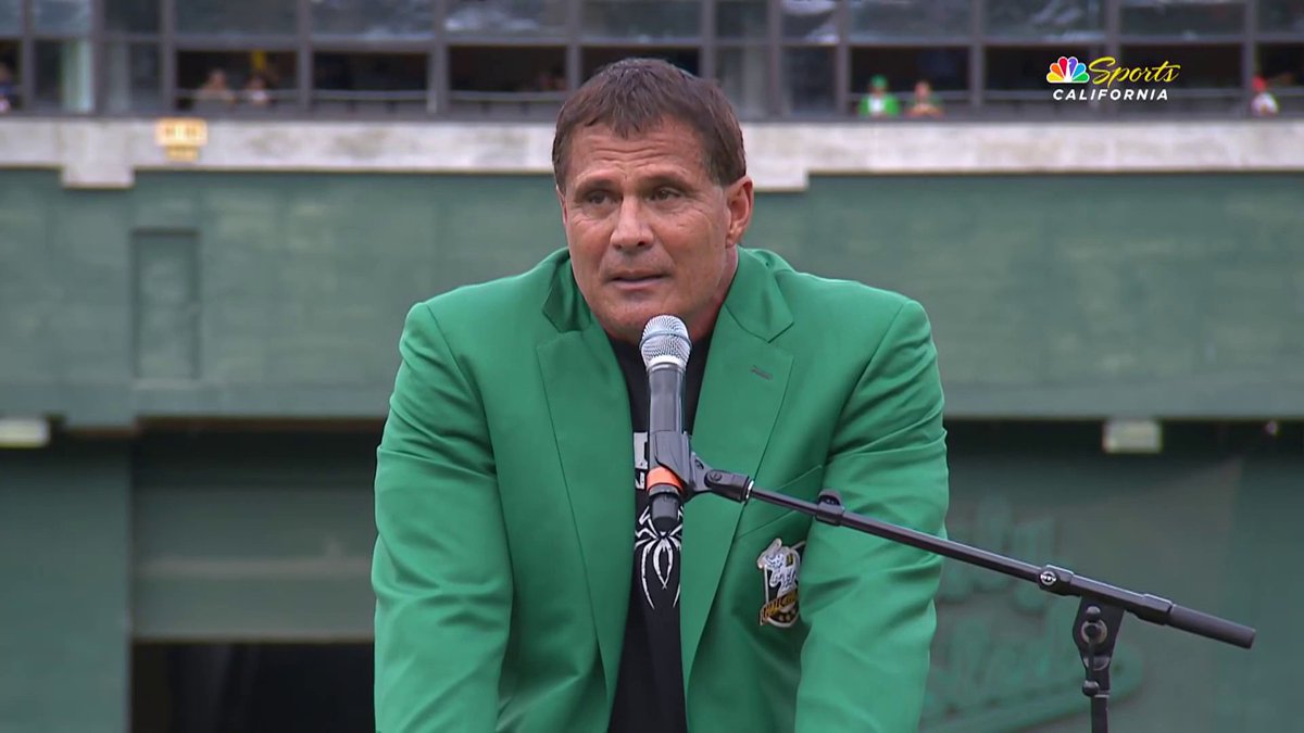 アスレチックスの球団殿堂入り ホセ・カンセコ オークランドのファンへ