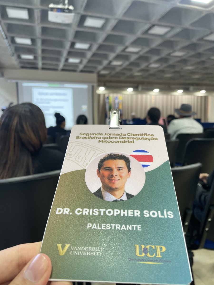 C (@chris_solisphd) on Twitter photo Happy to speak at the "2nd Brazilian Scientific Journey on Mitochondrial Deregulation" and have received the Caroline Palavicino-Maggio Award. Special thanks to <a href="/DrScudese/">Dr. Estêvão Scudese</a>, <a href="/phdgprotein86/">Antentor Othrell Hinton, Jr PhD (A.J. Hinton)</a>, <a href="/AtHinton/">Hinton Laboratory at Vanderbilt</a>, Universidade Católica de Petrópolis, and <a href="/VanderbiltU/">Vanderbilt University</a> #Mitochondria🏃♂️💪🫀 Happy to speak at the "2nd Brazilian Scientific Journey on Mitochondrial Deregulation" and have received the Caroline Palavicino-Maggio Award. Special thanks to <a href="/DrScudese/">Dr. Estêvão Scudese</a>, <a href="/phdgprotein86/">Antentor Othrell Hinton, Jr PhD (A.J. Hinton)</a>, <a href="/AtHinton/">Hinton Laboratory at Vanderbilt</a>, Universidade Católica de Petrópolis, and <a href="/VanderbiltU/">Vanderbilt University</a> #Mitochondria🏃♂️💪🫀
