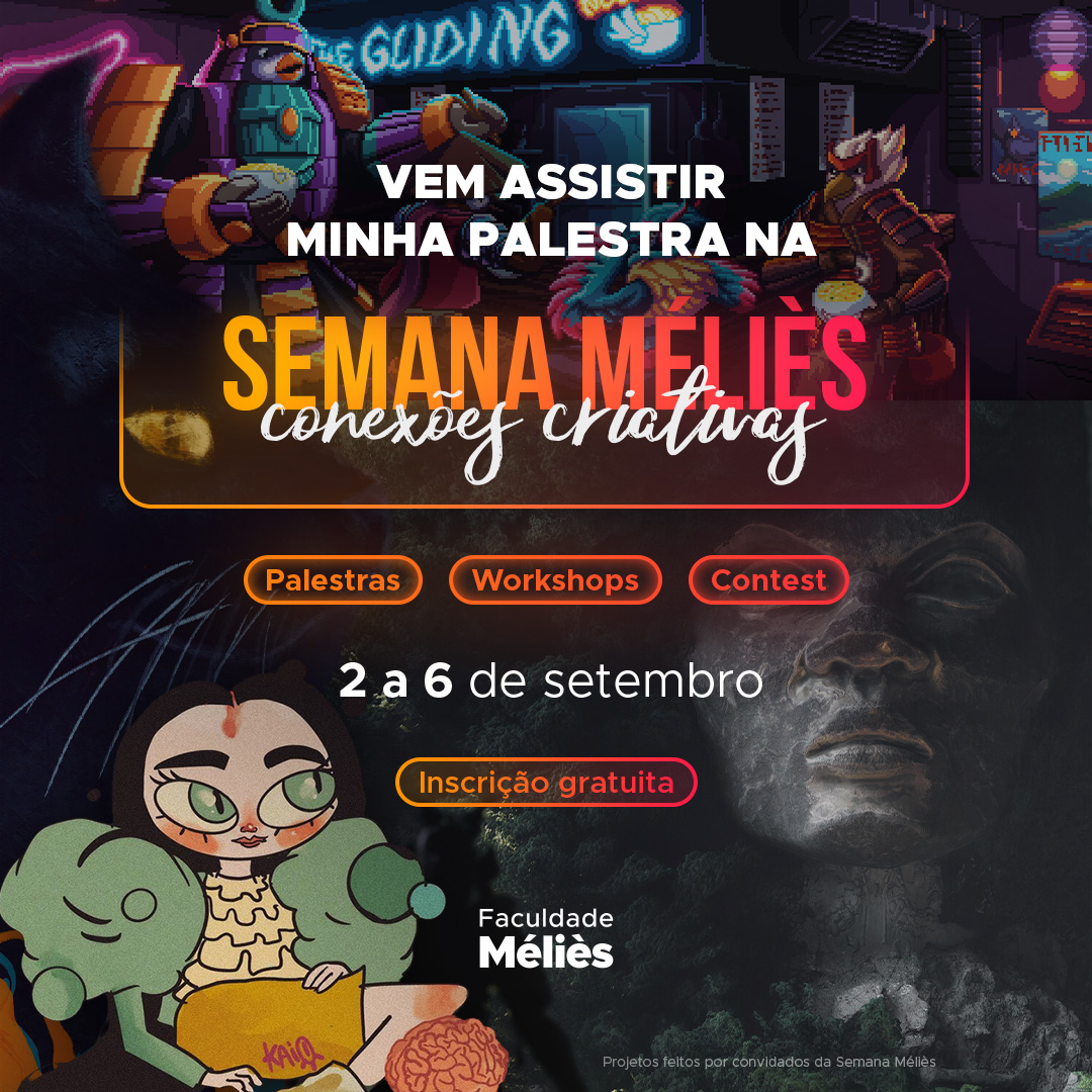 cecihoneypixel's tweet photo. Pessoal, vou estar na Méliès com um conteúdo imperdível. Bora?
É gratuito e aberto a todos que quiserem participar, só acessar o link na bio do perfil da @faculdademelies ou neste link: https://t.co/wly1SEdY7j https://t.co/ZEyI1iaVII