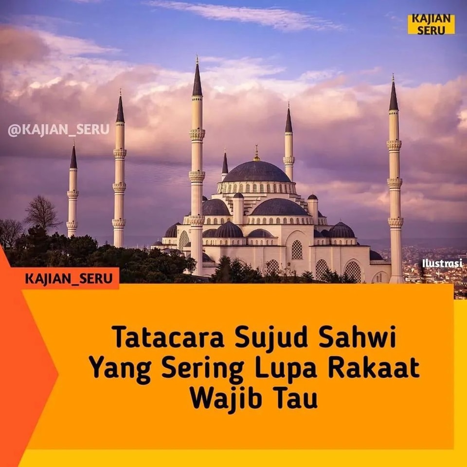 DiaraFathiya's tweet photo. Tata cara sujud sahwi yang sering lupa rakaat wajib tau!✨

A-thread https://t.co/AEkEbWyryK