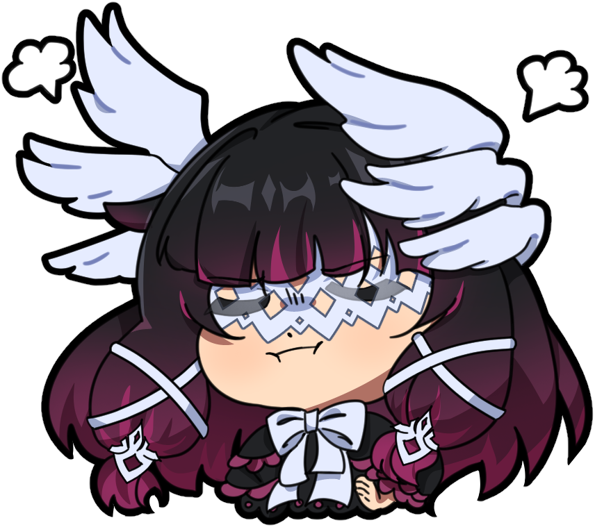 F4TUI_SAPPHICS's tweet photo. A #Columbina chibi, feel free to use just credit @ZEQAL_BRB and to not spend money on Hoyoverse! https://t.co/n9sP1rUZgW