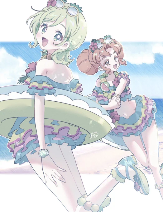 泳ぐで〜!