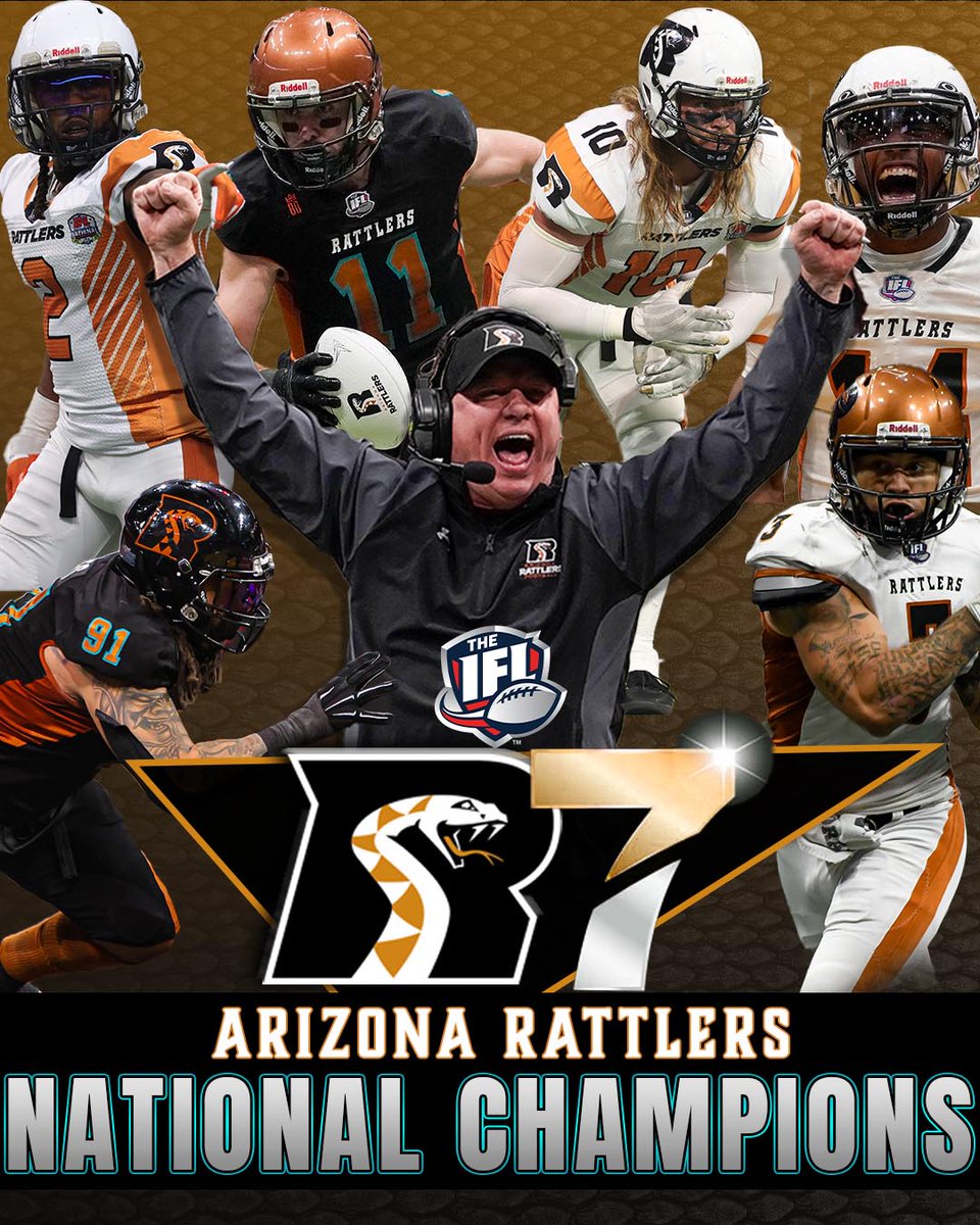 The Arizona Rattlers are 2024 IFL National Champions!

#AZR7 #RuleTheValley #RuleTheNation #IndoorWar