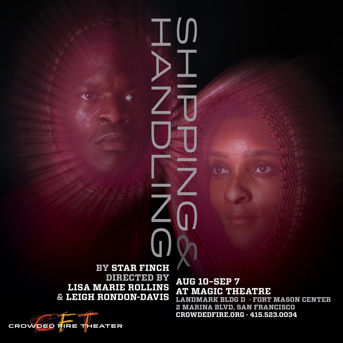 Get your tickets now!
8/10-9/7

SHIPPING &amp; HANDLING by Star Finch expands our visions of a future AI world through the power of Black artistry. This world premiere offers a sacred space to reflect on our humanity, and to collectively reimagine the future.

crowdedfire.org/shipping